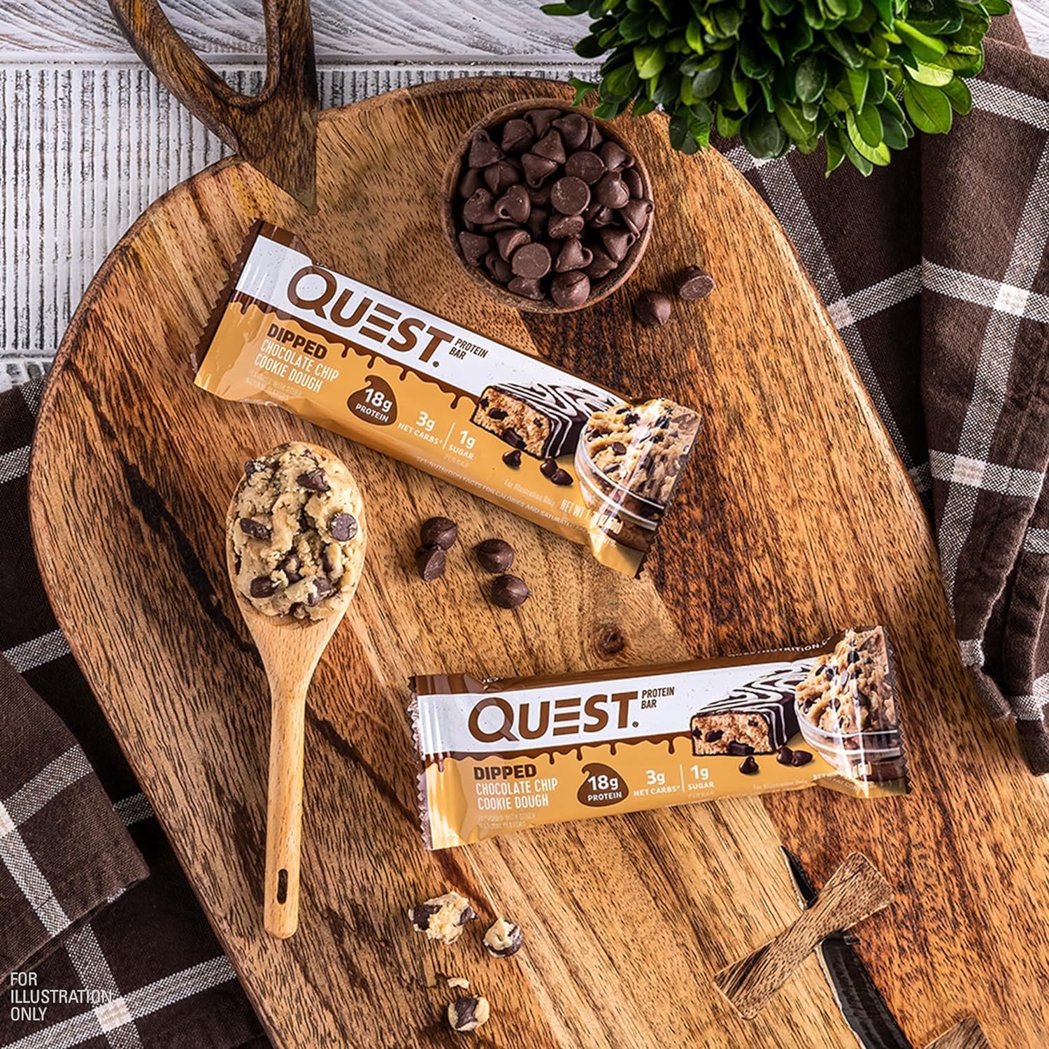 Quest Nutrition Chocolate Chip Cookie Dough Protein Bars Review