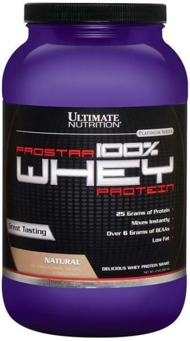 Ultimate Nutrition Prostar Whey Protein Powder, Low Carb Protein Shake with Bcaas, Blend of Whey Protein Isolate Concentrate and Peptides, 25 Grams of Protein, Keto Friendly, 5 Pounds, Vanilla Crème